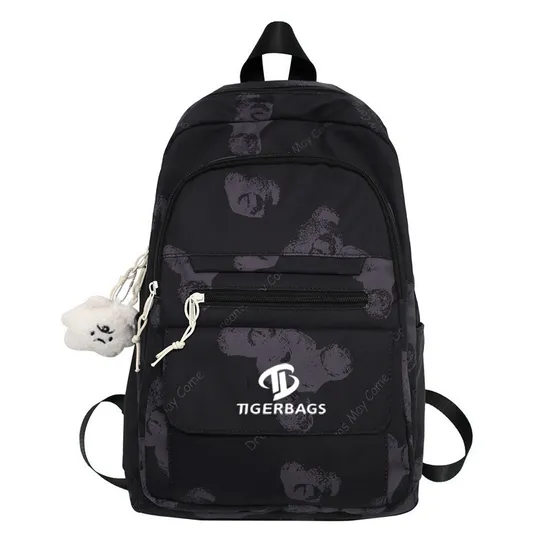 Schoolbag Female College Students Niche Design Sense Backpack Female Sen Department Simple Wind High School Junior High School Students Large Capacity Backpack