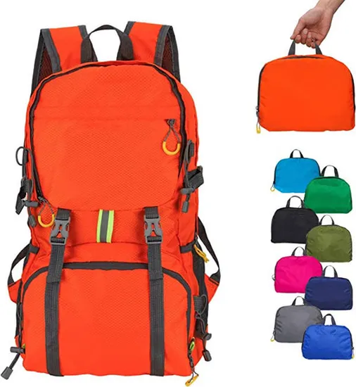 20L Custom Hiking Packable Sports Backpack Water Resistant Foldable Outdoor Travel Daypack