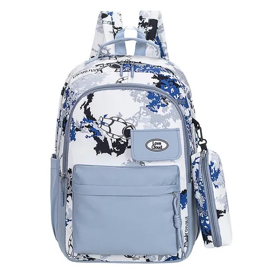 Cool Graffiti Campus Schoolbag Large Capacity Outdoor Travel Backpacks