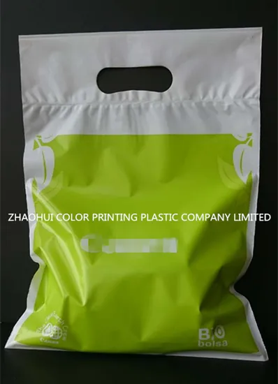 Plastic Die Cut Promotional Bag for Shopping