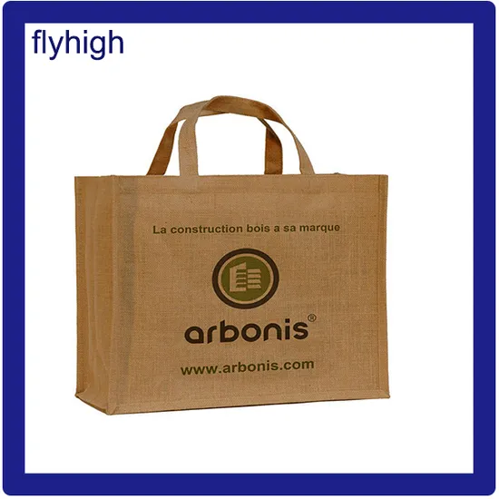 Thin Style Short Handle Gunny-Bag Shopping Bag