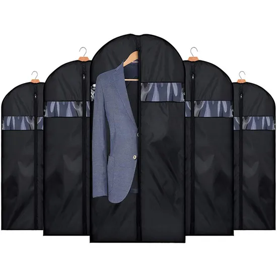 Wholesale Factory Price Polyester Non Woven Durable Washable Foldable Travel Dust Proof Clothing Garment Bag