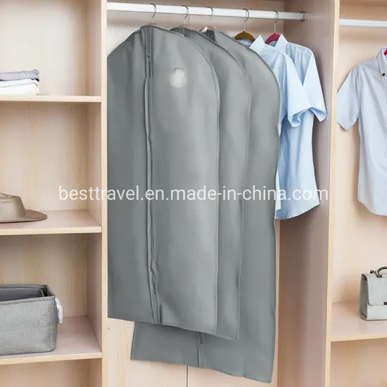 Hanging Clothing Bagging Clothes Protector Non-Woven Dress Coat Cover Suit Garment Bags