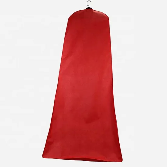 Dust Proof Storage Bag Garment Cloth Cover Bags Bridal Gown Wedding Dress PVC Hanging Garment Clothes Cover Bag
