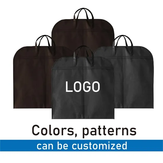 Custom Non-Woven Reusable Dance Garment Suit Dust Cover Bag Personalized Storage for Travel Wedding Dress Covers