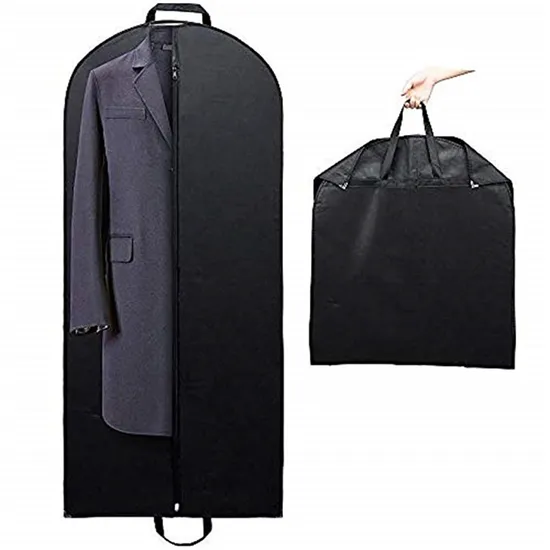 Wholesale Direct Factory Hanging Garment Reusable Dustproof Suit Cover Business Travel Hanging Garment Suit Bags
