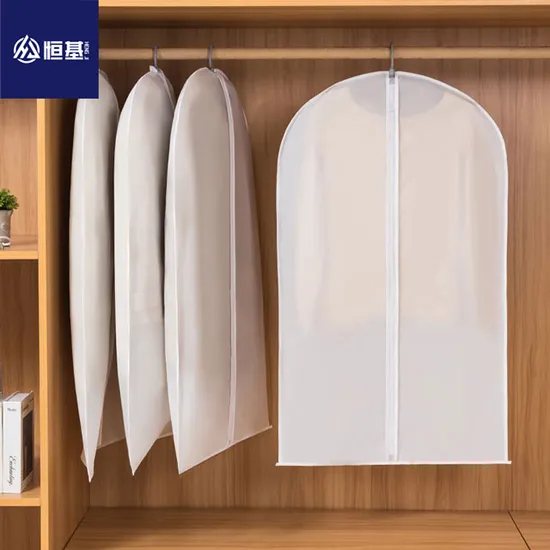 Customized Non Woven Heavy Duty Large Storage of Dresses Shirts Coats Garment Bag