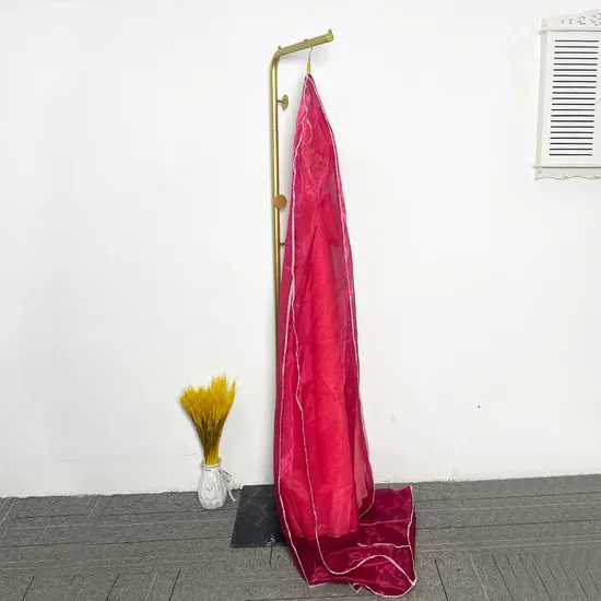 Hot Selling High Quality Clear Transparent Organza Wedding Gown Dress Cover Bag