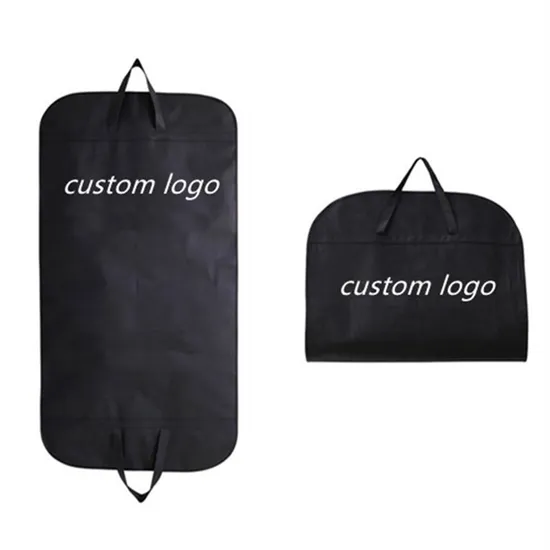 Customize Logo Printing Eco-Friendly Non Woven Men Clothes Suit Cover Evening Dress Gown Coat Clothes Packaging Storage Business Trip Tote Dustproof Garment Bag