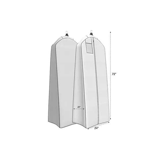 Custom Non-Woven Reusable Dance Garment Suit Cover Bag Personalized Storage for Travel Wedding Dress Covers