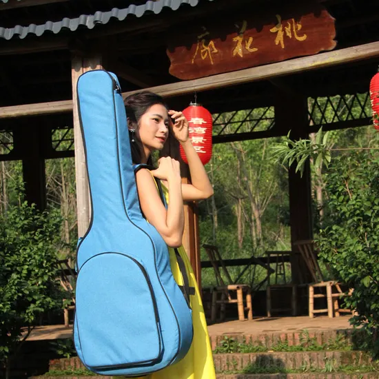 Factory OEM Musical Carry Bag Guitar Bag Good Quality Double Straps10mm Sponge Padding Musical Instrument Waterproof Bag