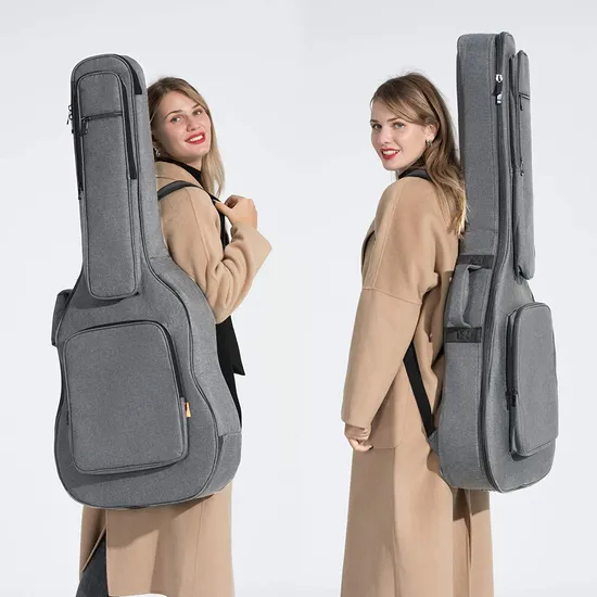 Musical Equipment Backpack Shoulders Bag Acoustic Guitar Padded Gig Bag Nylon Shockproof Violin  Case