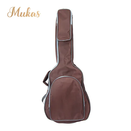 Factory Cheap Price Good Quality Musical Bag Guitar Accessories High-End 1680d Oxford 12mm Sponge Wood Acoustic Guitar Bag
