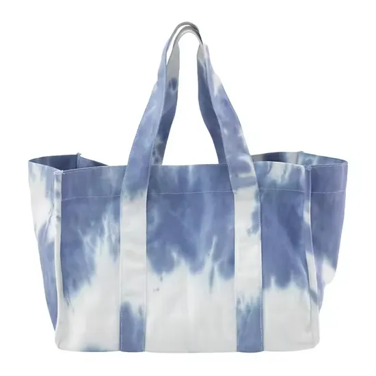 Vibrant Tie Dye Canvas Tote Bag for Stylish Adventures