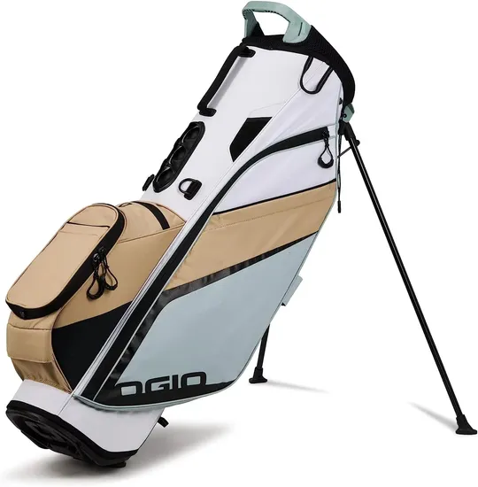 Xianghui Luxury Golf Bag Lightweight Stand Bag with Waterproof Leather Nylon PVC Material for Travel