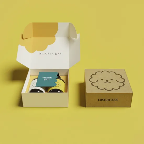 Customized Box Packaging Recyclable Black Paper Packaging Corrugated Mailer Box Black Corrugated Boxes with Logo