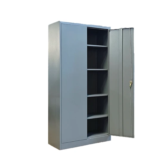 2-Door Steel Metal Storage Cabinet Office Furniture with Shelf and Locks