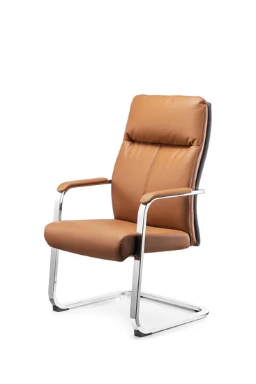 Popular Office Furniture Big Size Leather Meeting Conference Chair with Factory Price