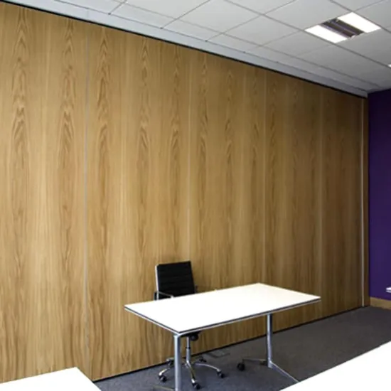 Movable Acoustic Partitions Operable Sliding Walls
