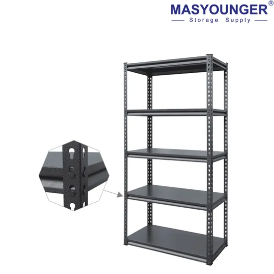 Customized Metal Light Duty 5 Layers Shelf Display Steel Goods Storage Rack/Shelving