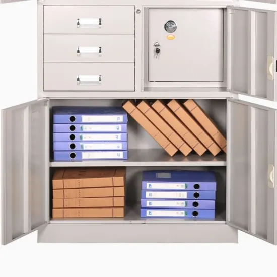 Low Filing Cabinet with Built-in Safe Document Locker