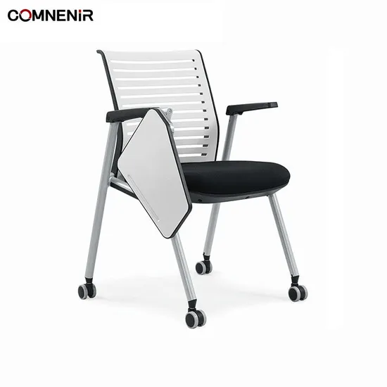 Modern Design Folding School Training Chair with Soft Cushioned Seat with Backrest