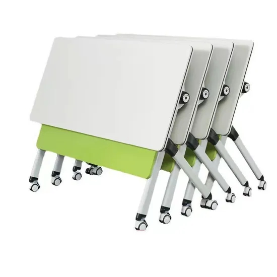 Modern High-End Business Furniture Movable Folding with Wheels Combination Office Conference Training Table