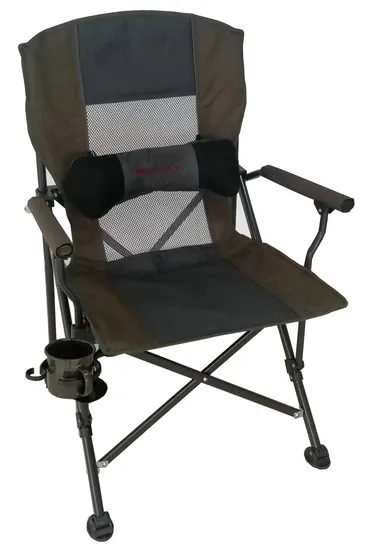 Hard Arm Chair with Lumbar Support