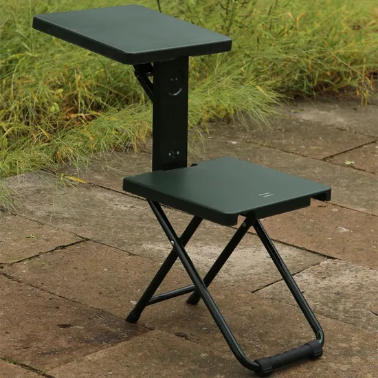 Military Use Portable Multi-Functional Metal Learning Chair for Soldiers