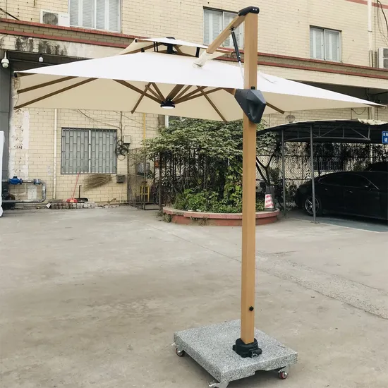 Wholesale High Quality Outdoor Patio Garden Furniture Aluminum Side Pole Beach Sun Cantilever Tent Umbrella