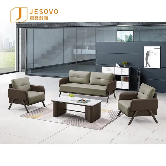 Factory Price Italian Style Modern Luxury Leather Furniture Set Home Living Room Apartment Office Hotel Sofa