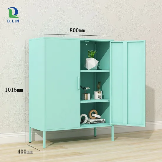 Small Sideboard Kitchen Metal Pantry Cupboard Steel Storage Use Cabinet