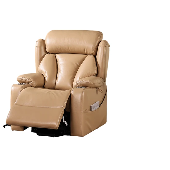 Lift Chair for Elderly, Power Chair Recliner with Remote Control, Side Pockets for Living Room