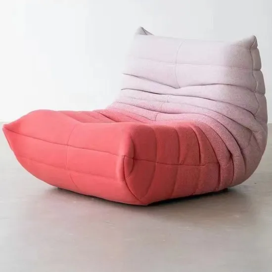 China Factory Direct Supply Italian Design Modern Soft Fabric Lounge Sofa Reclining Lazy Leisure Chair for Living Room