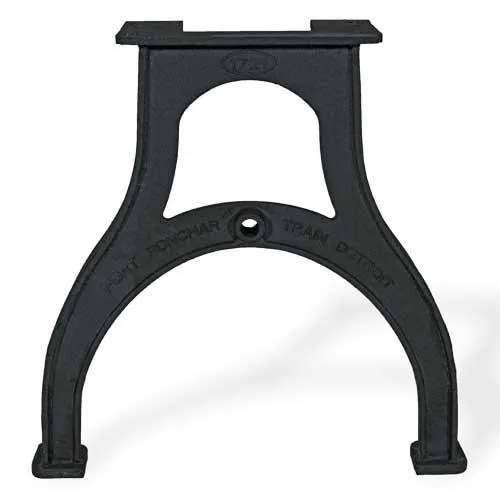 Heavy Duty Restaurant Black Metal Table Legs