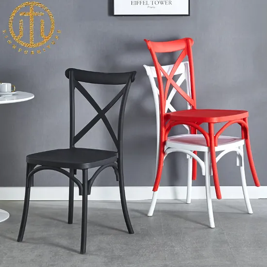 Backrest Chair Household Plastic Thickened Large Stackable Creative Chair