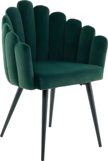Leisure Chair Velvet Upholstered Armchair Hotel Dining Room Bedroom Sofa Chair