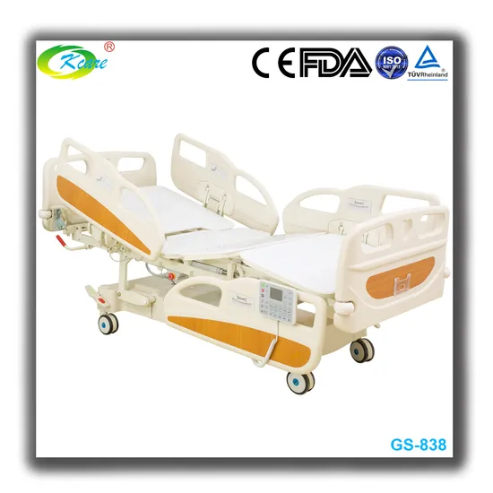 Hospital Furniture Patient Medical Beds 5 Function Electric ICU Hospital Bed