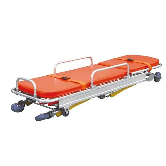 Hospital Aluminum Emergency Ambulance Folding Patient Stretcher