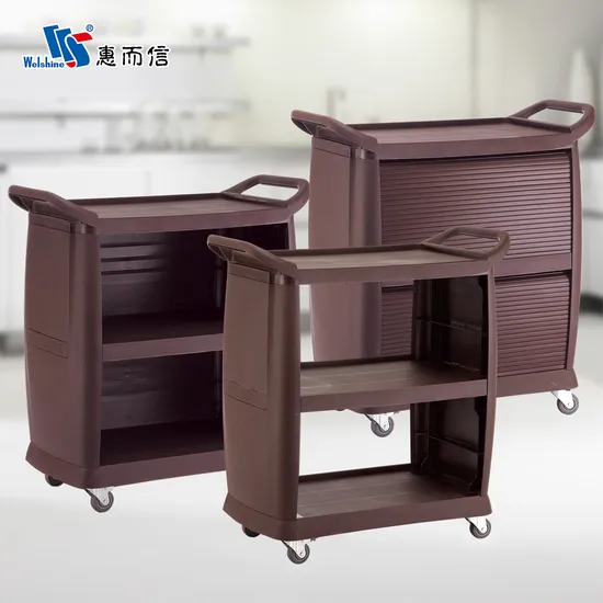 Kitchen Accessories Kitchen Movable Storage Rolling Racks Storage Trolley Hand Push Shelf Trolley
