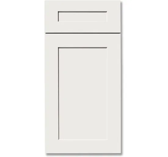 Thailand American Style White Shaker Framed/Frameless Kitchen Cabinet with Island