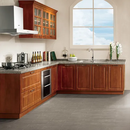 Modern Modular Kitchen Furniture Solid Wood Kitchen Cabinets Made in China