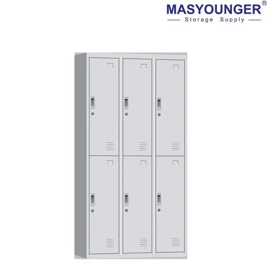 Staff/Employee/Hospital/School Use Storage Wardrobe 6 Door Steel Locker