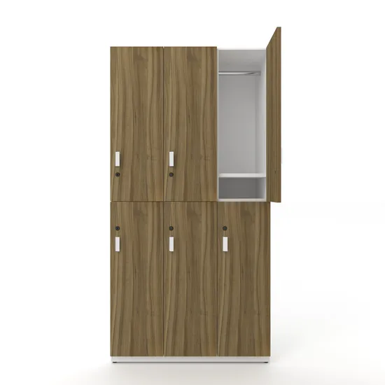 Hot Sale Steel Storage Cabinet Locker Factory Direct Sale Wood Locker Wood Grain Locker Wood Wardrobe Wood Cupboard