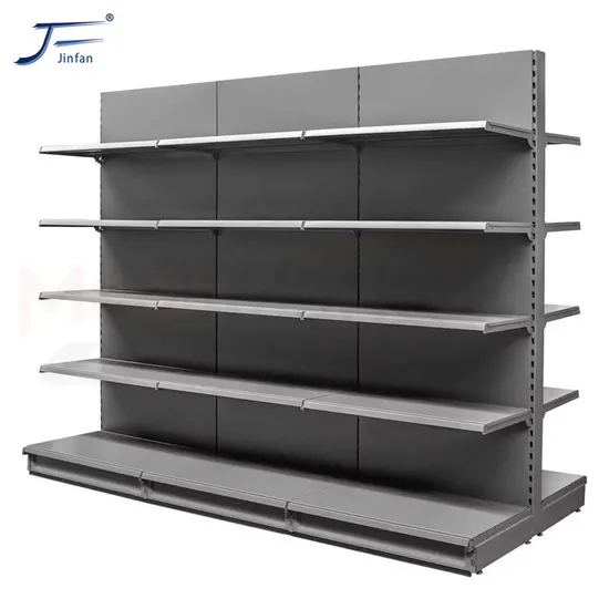 Steel Metal Supermarket Commercial Store Gondolas Display Stand