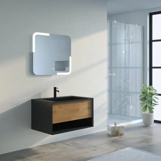 Fast Shipping High Satisfaction Free Standing Bathroom Vanity with BSCI for Waterproof Basin Comliance