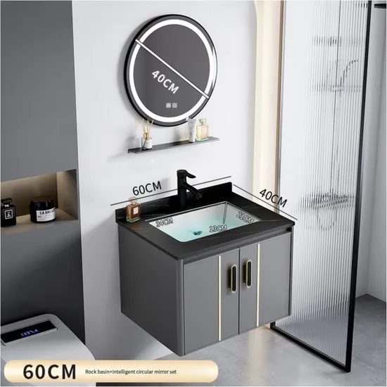 Popular Selling Marble Vanity Sink Mirror Bathroom Vanities