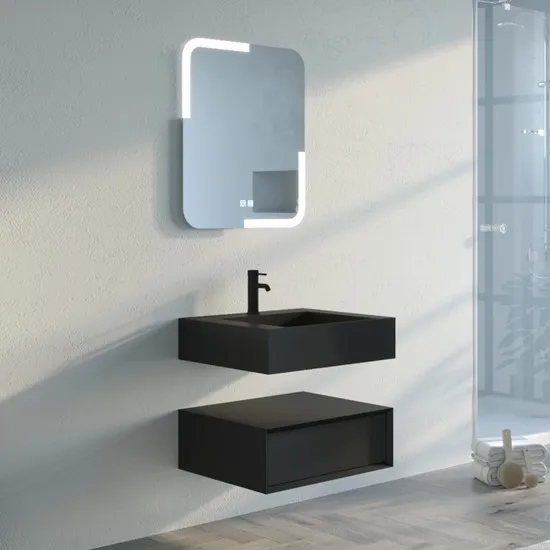 Factory Price Great Quality Single Sink Bathroom Vanity with CE Marking for Customized Product Qualification Certificate