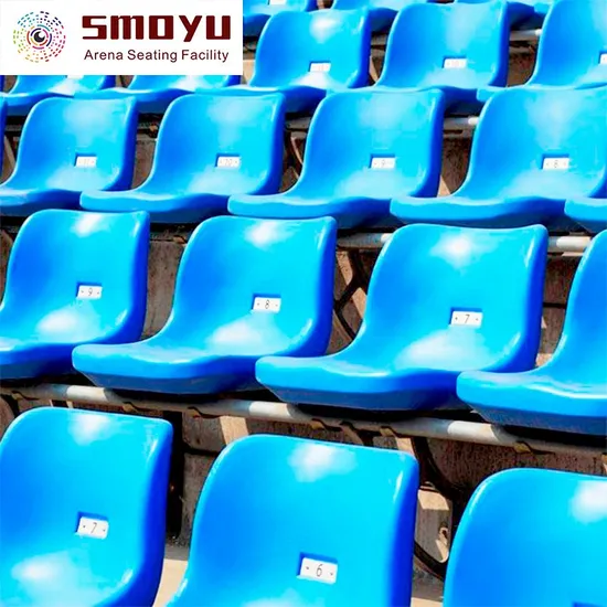 Outdoor HDPE Air Injection Blow Molded Plastic Stadium Seats with UV Resistance