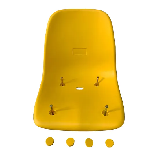 The Best Quality The Cheapest Price SGS En12727 Level 4 Yellow Color PP Propylene Plastic Bucket Stadium Seating Stadium Seat for Bleacher